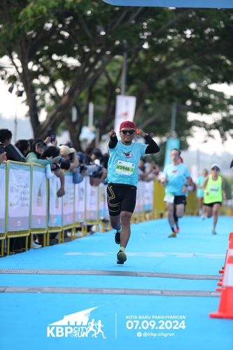 Race photo from KBP City Run 2024