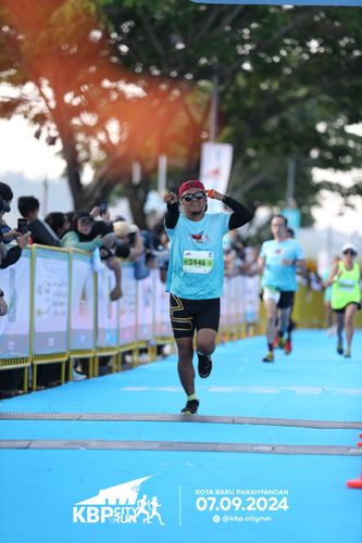 Race photo from KBP City Run 2024