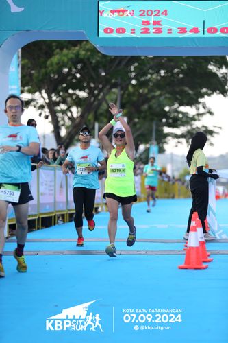 Race photo from KBP City Run 2024