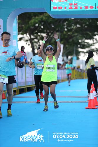 Race photo from KBP City Run 2024