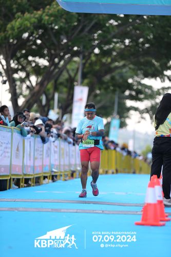 Race photo from KBP City Run 2024