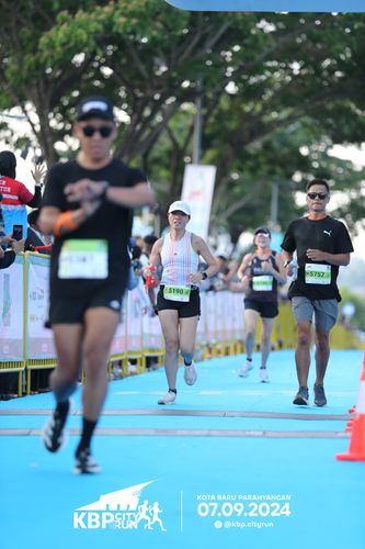 Race photo from KBP City Run 2024