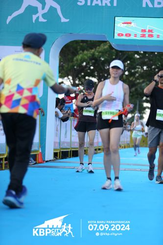 Race photo from KBP City Run 2024