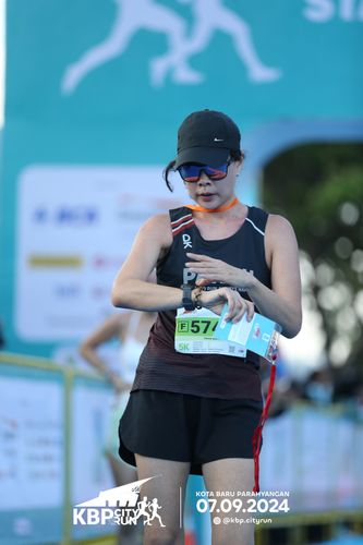 Race photo from KBP City Run 2024