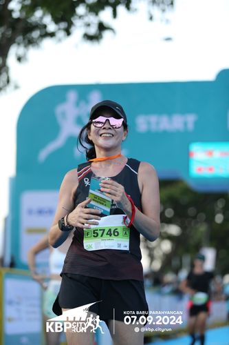 Race photo from KBP City Run 2024