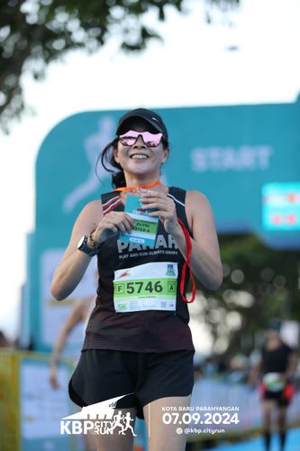 Race photo from KBP City Run 2024