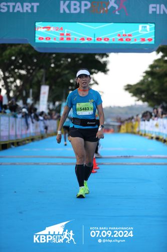Race photo from KBP City Run 2024