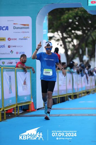 Race photo from KBP City Run 2024