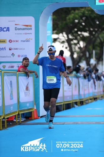Race photo from KBP City Run 2024