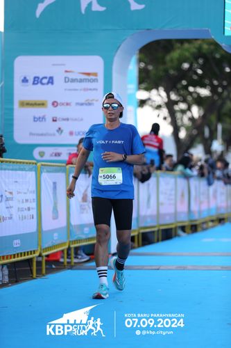 Race photo from KBP City Run 2024
