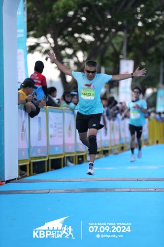 Race photo from KBP City Run 2024