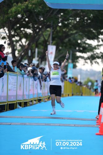 Race photo from KBP City Run 2024