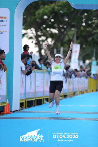 Race photo from KBP City Run 2024