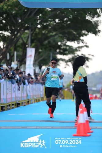 Race photo from KBP City Run 2024