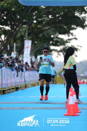 Race photo from KBP City Run 2024
