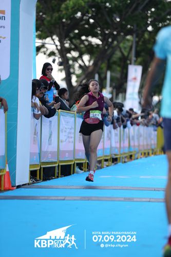 Race photo from KBP City Run 2024