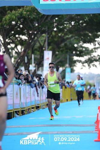 Race photo from KBP City Run 2024