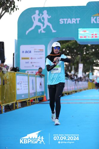 Race photo from KBP City Run 2024