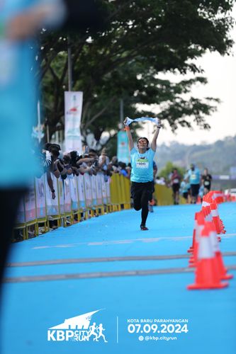Race photo from KBP City Run 2024