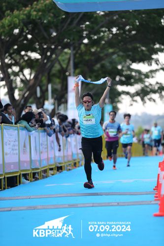 Race photo from KBP City Run 2024
