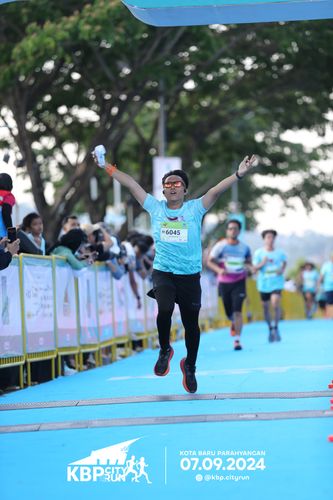 Race photo from KBP City Run 2024