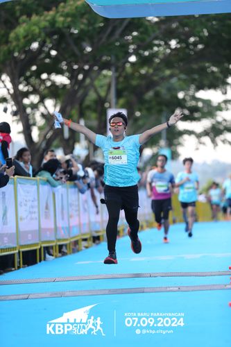 Race photo from KBP City Run 2024