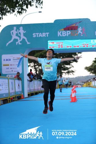 Race photo from KBP City Run 2024