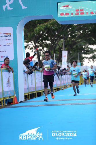 Race photo from KBP City Run 2024