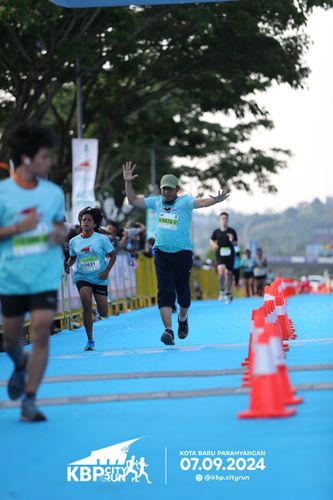 Race photo from KBP City Run 2024
