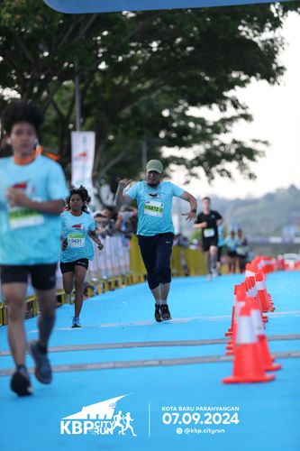 Race photo from KBP City Run 2024