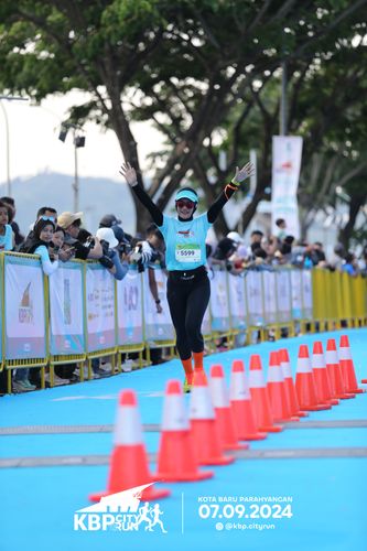 Race photo from KBP City Run 2024