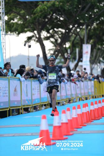 Race photo from KBP City Run 2024