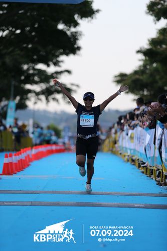 Race photo from KBP City Run 2024