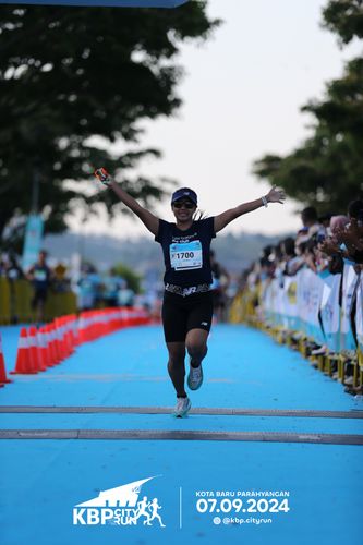 Race photo from KBP City Run 2024
