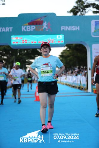 Race photo from KBP City Run 2024