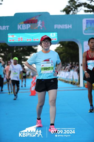 Race photo from KBP City Run 2024