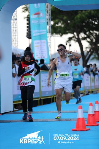 Race photo from KBP City Run 2024