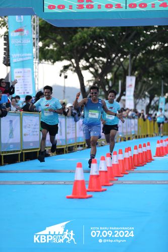 Race photo from KBP City Run 2024