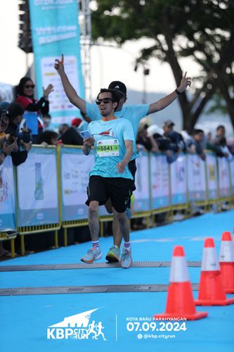 Race photo from KBP City Run 2024