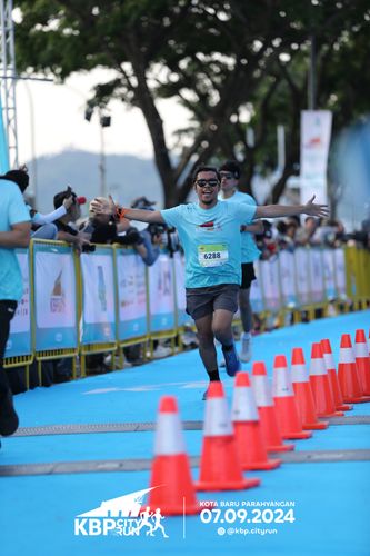 Race photo from KBP City Run 2024