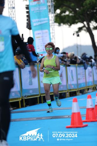 Race photo from KBP City Run 2024