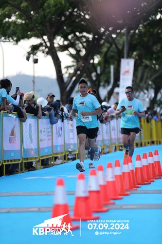 Race photo from KBP City Run 2024