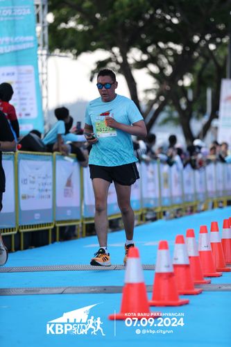 Race photo from KBP City Run 2024