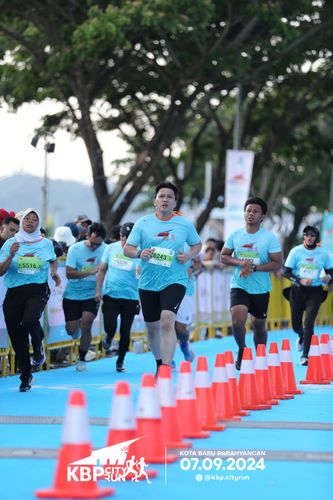 Race photo from KBP City Run 2024