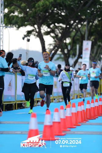 Race photo from KBP City Run 2024
