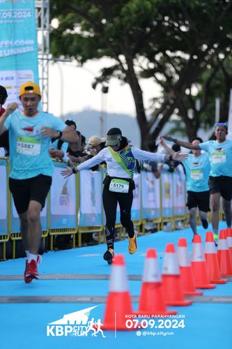 Race photo from KBP City Run 2024