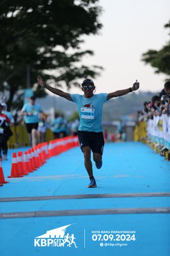 Race photo from KBP City Run 2024