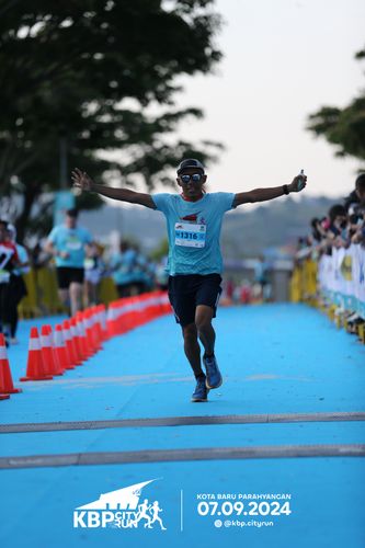 Race photo from KBP City Run 2024