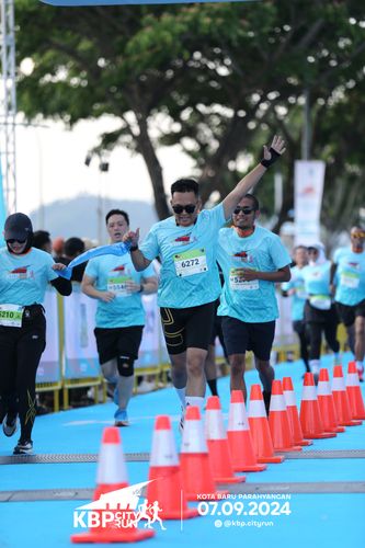 Race photo from KBP City Run 2024