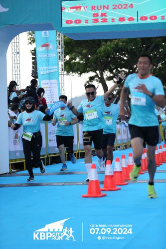 Race photo from KBP City Run 2024